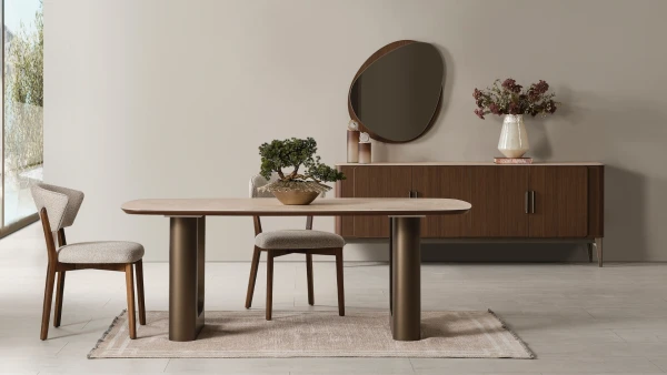 Aura Ceviz Yemek Odası